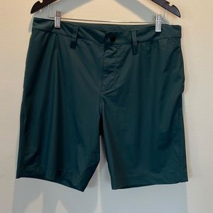 Men’s Zella performance golf shorts 38” waist 9“ inseam. Teal green